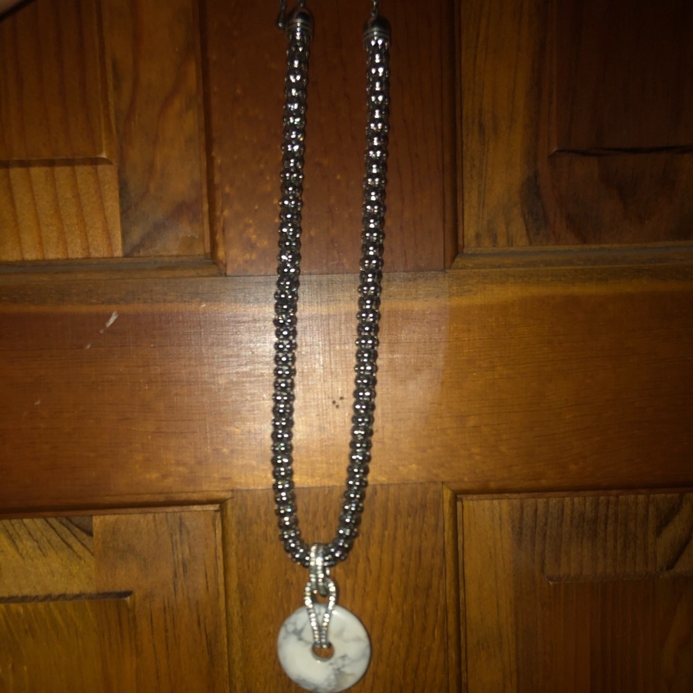 Emma Skye Necklace- White stone